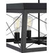Briarwood 4 Light 20 inch Textured Black Chandelier Ceiling Light